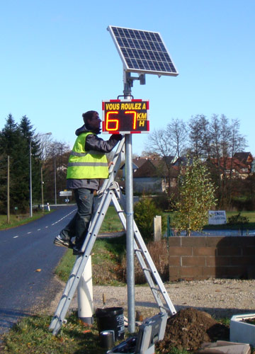 Radar pédagogique, cinémomètre préventif