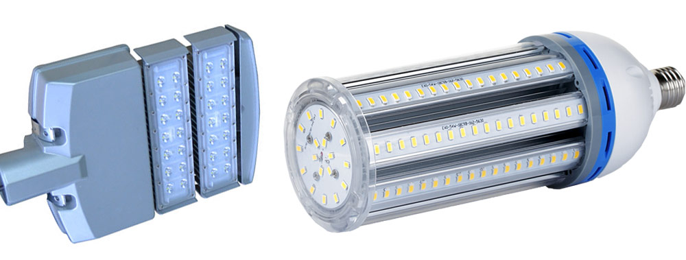 Lanterne led et ampoule led éclairage public